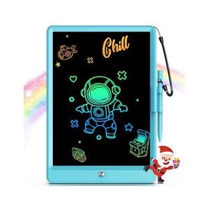 Bravokids Toys for 3+ Year Old Girls Boys LCD Writing Tablet 10 Inch Doodle Blue
